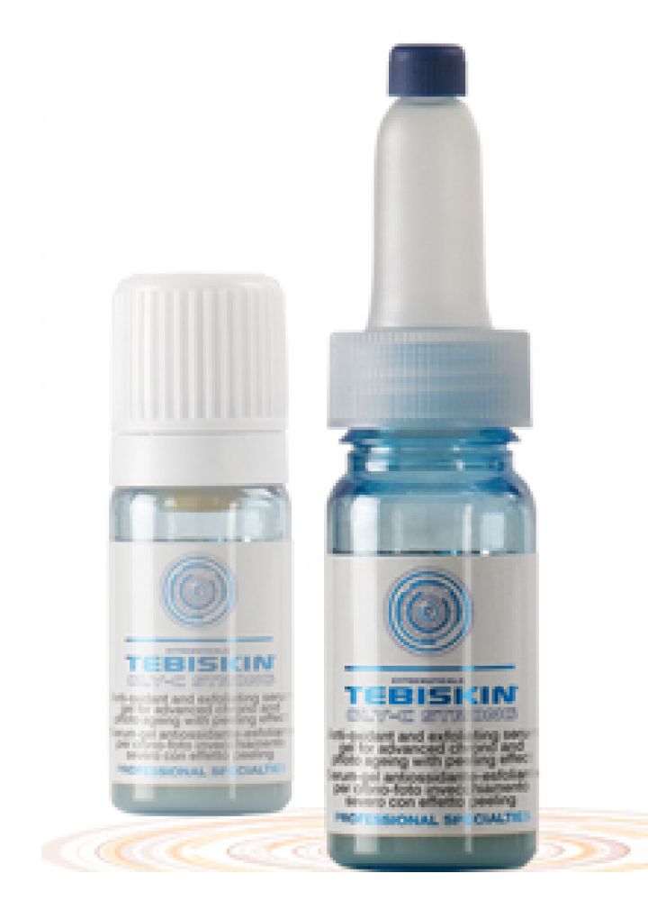 TEBISKIN Gly-C Strong - Отшелушивающий гель с гликолевой кислотой и витамином С 2x5 мл